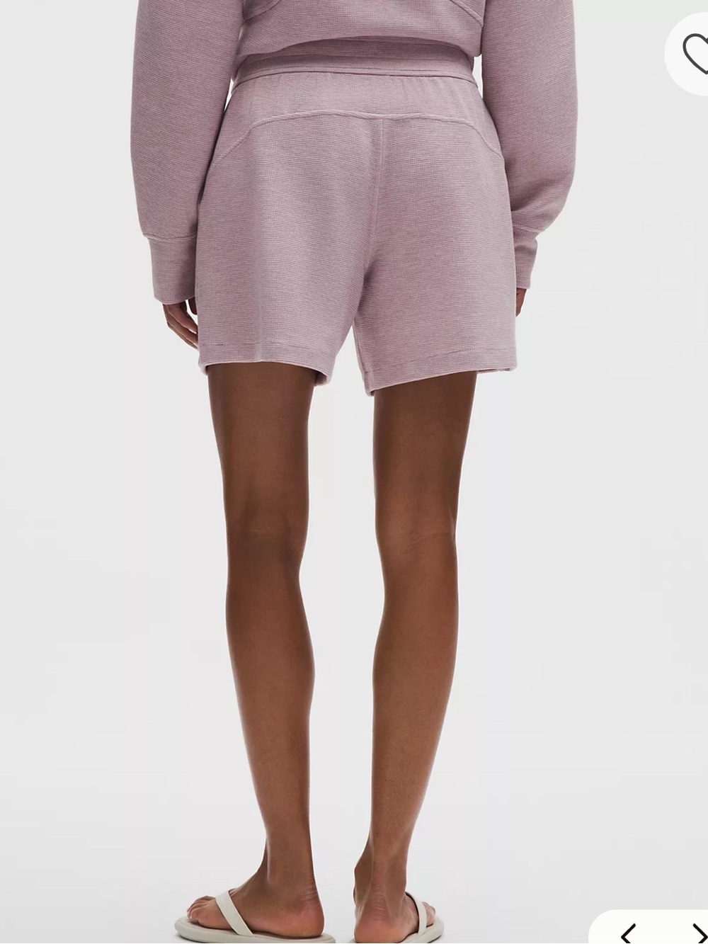 LULULEMON Scuba High-Rise Short 5"
Waffle Heathered Porcelain Pink Size XL NWT - Picture 2 of 7